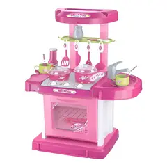 GENERICO - Cocina maletin juguete cn horno luz sonidos princesa 008-58