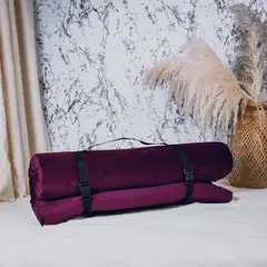 BANZAY - Yoga Colchoneta Meditación Zafuton - Morado