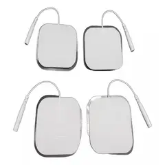 HOMELIFE - 4 Pads Electrodos Para Electroestimulador Tens
