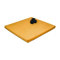 BANZAY - Yoga Colchoneta Meditación Zafuton - Mostaza