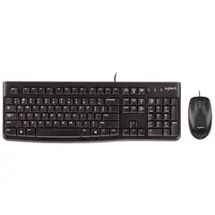 LOGITECH - Combo Teclado y Mouse alambrico MK120 Negro