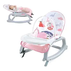 AMERICAN GENERICS - Silla Mecedora Rocker Para Bebes 3 En 1 De Bebe Hasta Niño