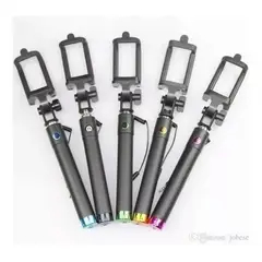 GENERICO - Mini Palo Selfie Retractil Cable Soporte Plegable Monopié