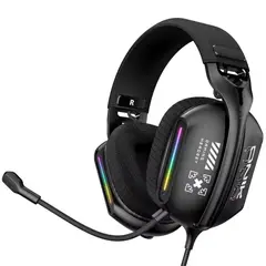 ONIKUMA - Audífonos Gamer Alámbricos X12 Negros Luz Rgb Led