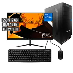 COMPUMAX - COMPUTADOR INTEL CORE I7-12700 SSD 512GB RAM 16GB LED 24 FHD