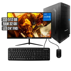 COMPUMAX - COMPUTADOR INTEL CORE I7-12700 SSD 512GB RAM 32GB LED 24 FHD