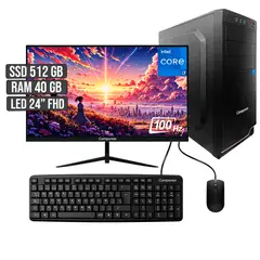COMPUMAX - COMPUTADOR INTEL CORE I7-12700 SSD 512GB RAM 40GB LED 24 FHD
