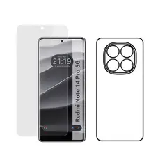 GENERICO - Protector Pantalla Y Trasero Hidrogel Xiaomi Redmi Note 14 Pro 5G
