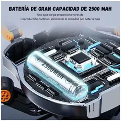 ONIKUMA - Parlante Altavoz Inalámbrico Mecánico Cangrejo Bluetooth Luz Led
