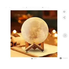 GENERICO - Lampara Estilo Luna Moon Light Led 3D