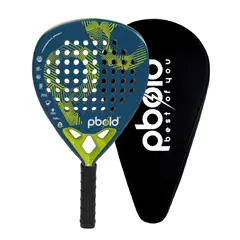 PBOLD - Raqueta Pala Padel De Fibra Carbono Eva 38mm Estuche