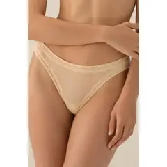 TOUCHE LINGERIE - PANTY BRASILERO EN MICROFIBRA Y ENCAJE 0130052