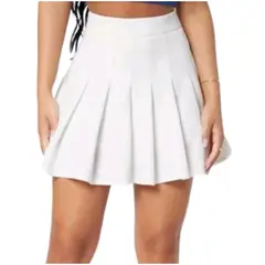 RAINBOW MODA - Falda de Mujer Corta negra falda prenses Plisada