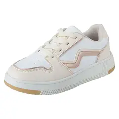 GENERICO - Zapatos Casuales Leesi Tipo Sneakers Para Niña Beige Brash 200193
