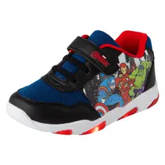 MARVEL - Zapatos Casuales Con Diseño De Avengers Para Niño Pequeño Negro 200434