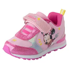 DISNEY - Zapatos Deportivos Con Diseño De Minnie Para Niña Pequeña Rosa 200239