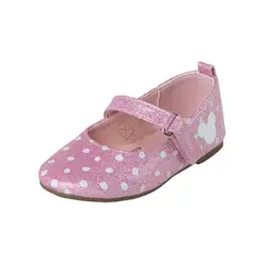 DISNEY - Zapatos Casusales Con Diseño De Minnie Para Niña Pequeña Rosa 200297