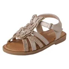 FIONI - Sandalias Cassie Con Diseño De Mariposa Para Niña Pequeña Dorado 200293