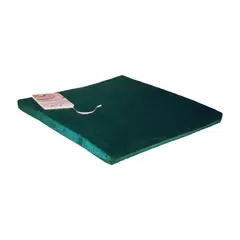 BANZAY - Yoga Colchoneta Meditación Zafuton - Verde esmeralda