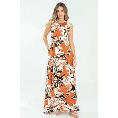 RAGGED - Vestido clea Cafe caramelo