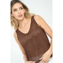 RAGGED - Blusa blendieh Cafe puro Ragged,