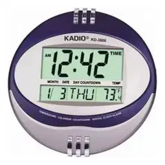 KADIO - Reloj Digital De ParedMesa Temperatura Y Calendario