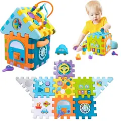 AMERICAN GENERICS - Cubo Didactico Para Bebes 8 En 1 De Aprendizaje Montessori