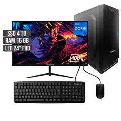 COMPUMAX - COMPUTADOR INTEL CORE I7-12700 SSD 4TB RAM 16GB LED 24 FHD