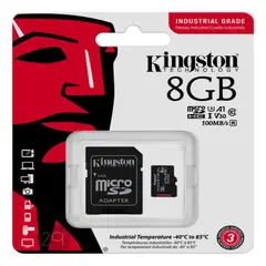 KINGSTON - MEMORIA MICROSD 8GB NEGRO