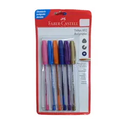FABER-CASTELL - Boligrafo Trilux 032 Surtido X 6 Unidades Faber Castell