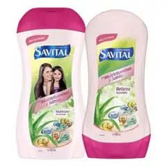 SAVITAL - Shampoo Con Multivitaminas Y Sábila