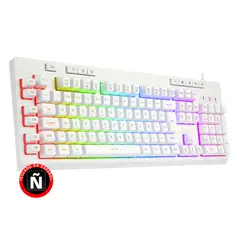 REDRAGON - Teclado Gamer Shiva K512W RGB Multimedia / 6 Macros