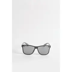 KOAJ - Gafas de sol negras con marco cuadrado y lentes oscuros Hombre