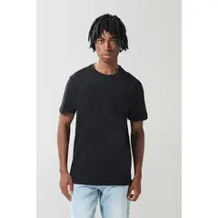KOAJ - Camiseta manga corta unicolor basica para hombre manga Hombre