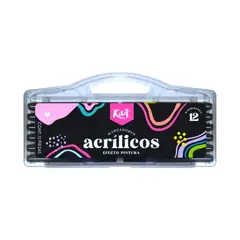 KIUT - Marcador Acrilico Estuche X 12 Colores.