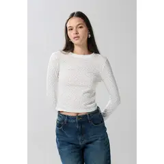 KOAJ - Camiseta manga larga con estampado. Mujer