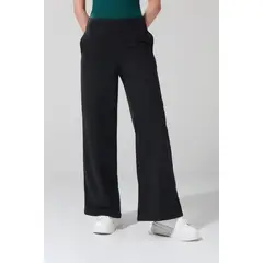 KOAJ - Pantalón jogger para mujer unicolor bota recta con corte MUJER