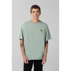 KOAJ - Camiseta oversize para hombre manga corta Hombre