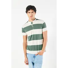 KOAJ - CAMISETA POLO YEZTIK CUELLO NERÚ CON VIVO Hombre