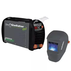 GLADIATOR - Soldador Inverter + Careta 200 A Bivoltaje Pro