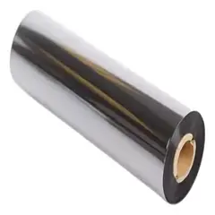 GENERICO - RIBON CINTA CERA PARA IMPRESORA DE ETIQUETAS 110MMX74M GRIS