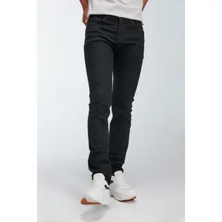 KOAJ - Jean slim tiro bajo negro con ajuste ceñido y 5 bolsillos HOMBRE