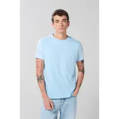 KOAJ - Camiseta en algodón manga corta unicolor Hombre