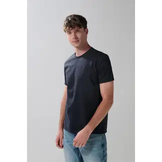 KOAJ - Camiseta en polialgodón azul intensa con manga corta Hombre