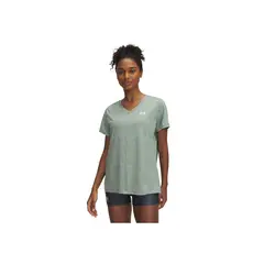UNDER ARMOUR - Camiseta Mujer TECH SSV TWIST Verde