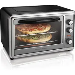 HAMILTON BEACH - Horno Eléctrico Rostizador y Tostador 28 L