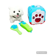 GENERICO - Juguete Peluche Perrito Mascota Jaula