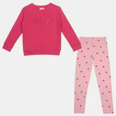 BUBBLE GUMMERS - Conjunto Para Niña Bubblegummers Fucsia Maty