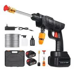 GENERICO - Hidrolavadora Portátil Inalámbrica 2 Baterias 48V Recargable