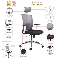 MUEBLESYA - Silla De Oficina Cunday Presidente